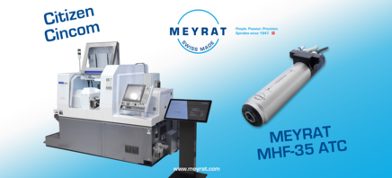 Citizen Cincom L20-3M12B5 ATC HF équipée d'une broche MEYRAT MHF-35 ATC Citizen Cincom L20-3M12B5 ATC HF équipée d'une broche MEYRAT MHF-35 ATC